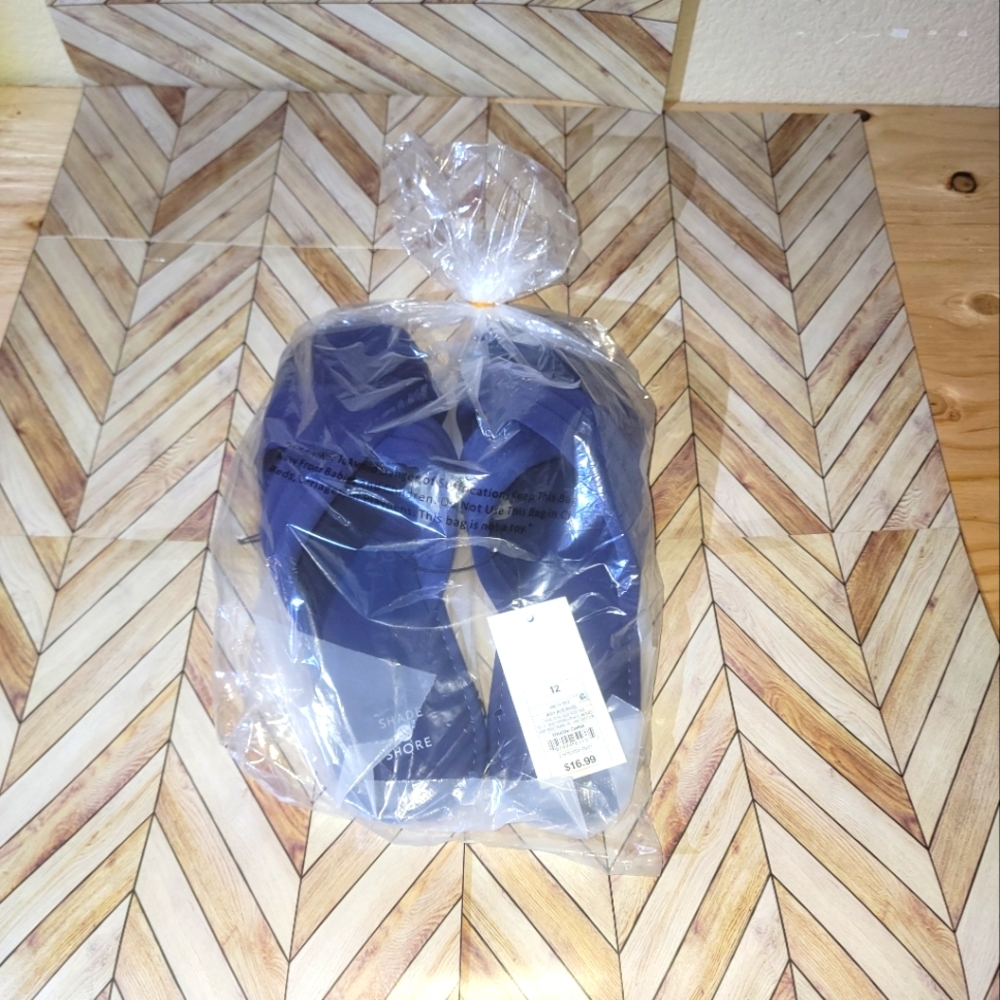 Blue slides size 12
